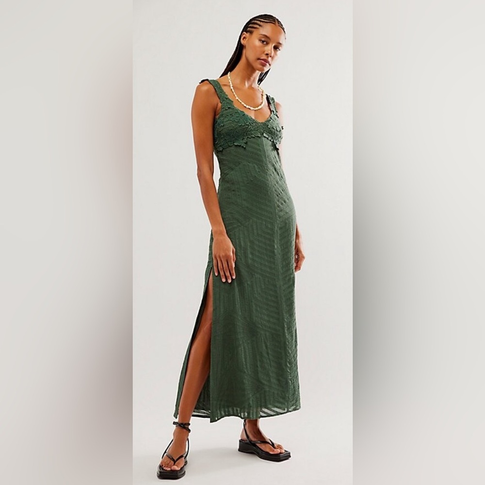 Free People Coastal Treasures Maxi Dress $350 Small Topiary NWoT
